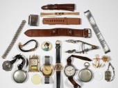LOT OF MISC. WATCH PARTS Bag l