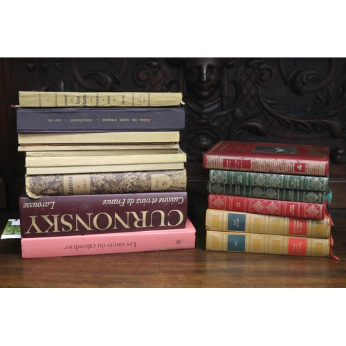 Lot of mixed French books