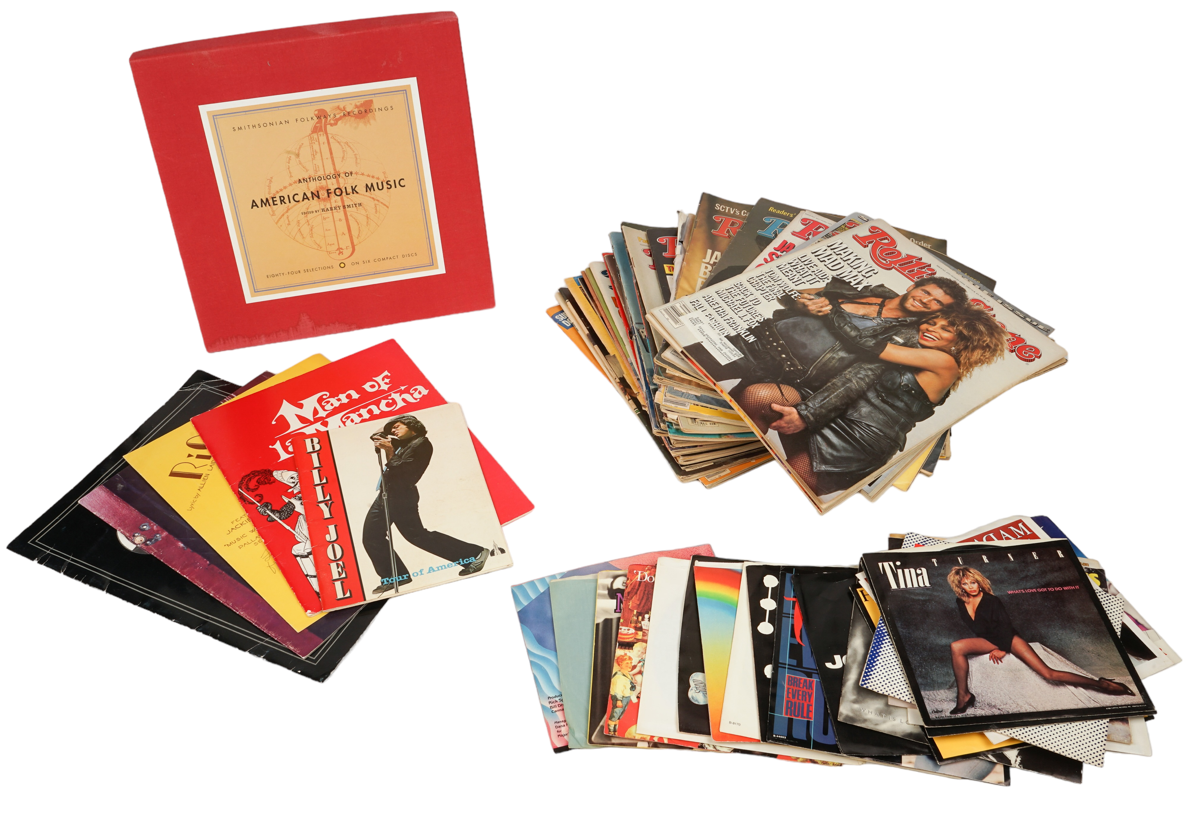 Lot of music related items,