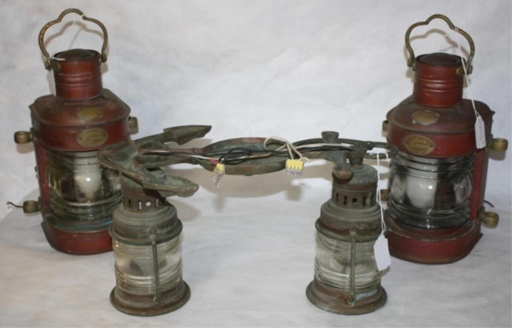 LOT OF NAUTICAL LANTERNS. TO