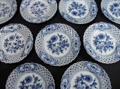 Lot of nine Meissen and other