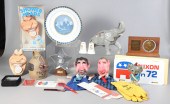 Lot of Nixon political items,