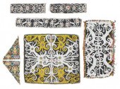 LOT OF OLD BEADED DAYAK TEXTIL