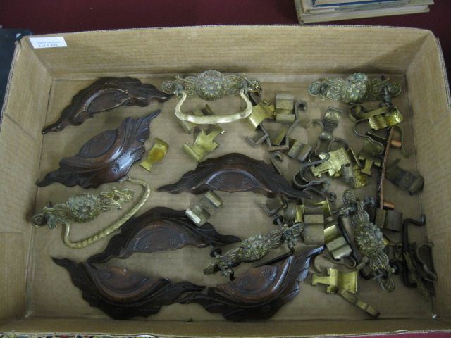 Lot of Old Furniture Drawer Pulls &