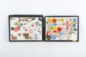 LOT OF PIN-BACK BUTTONS AND AD