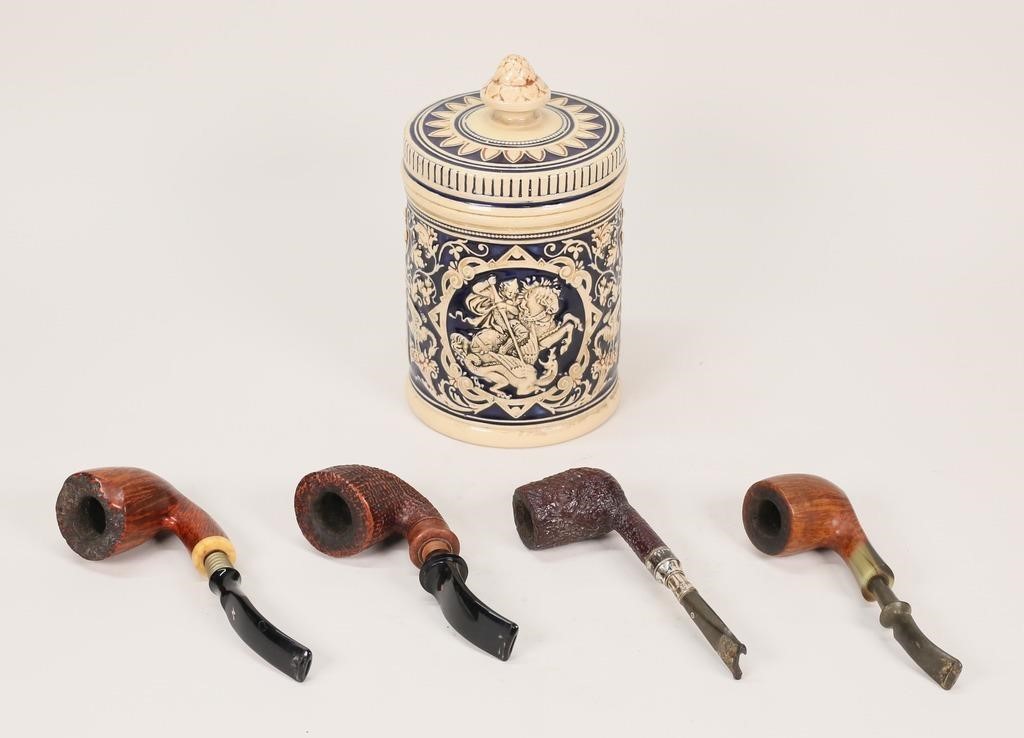 LOT OF PIPES & TOBACCO