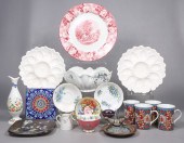 Lot of porcelain & pottery, in