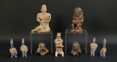 LOT OF PRE-COLUMBIAN CLAY FIGU