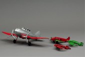 LOT OF PRESSED STEEL AIRPLANES