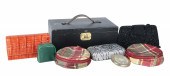 Lot of purses & dresser items,