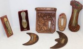 LOT OF SEVEN LATE 19TH WOOD AN
