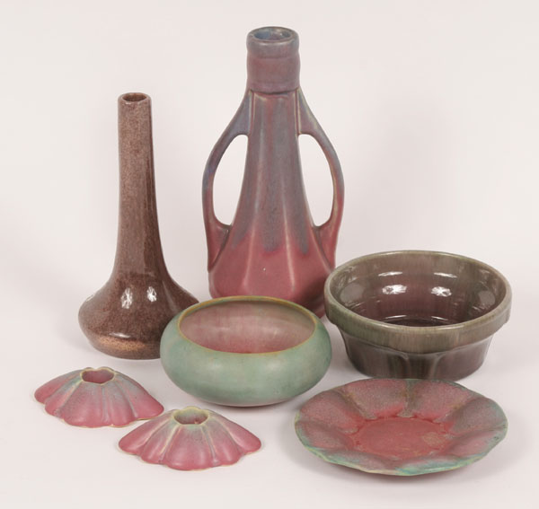 Lot of seven pieces Muncie Art