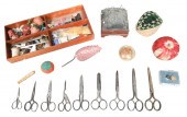 Lot of sewing items, including