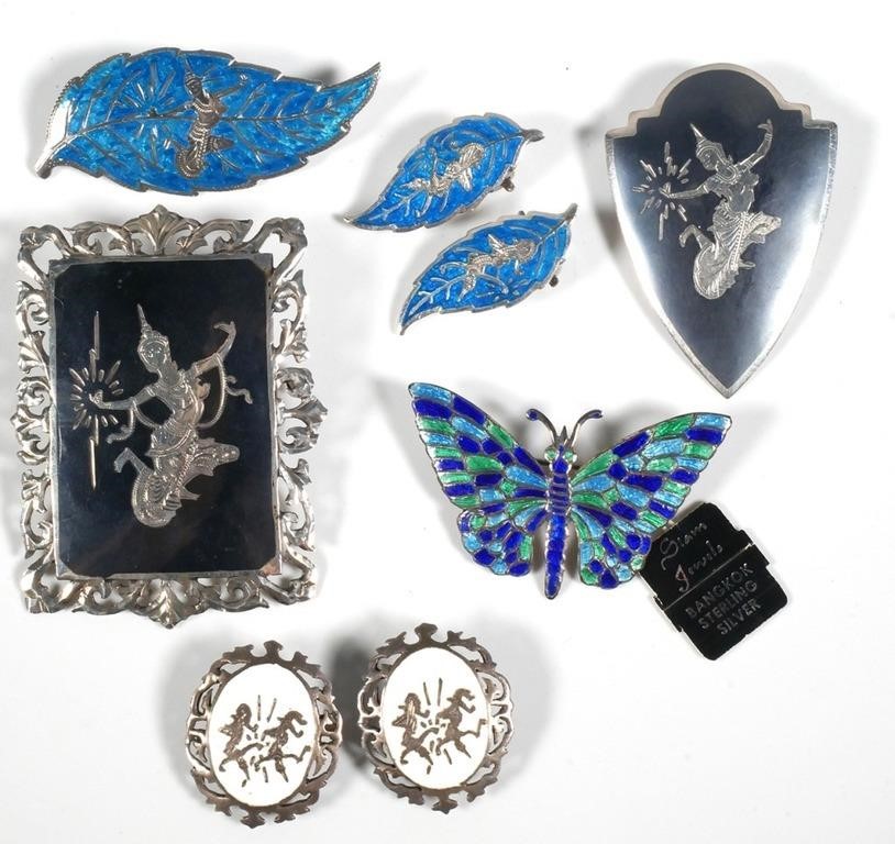 LOT OF SIAM THAILAND STERLING