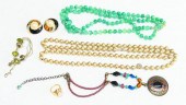 LOT OF SIGNED COSTUME JEWELRYT