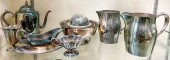 Lot of silver plate, including