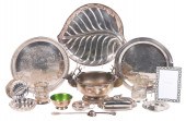 Lot of silver plate, including