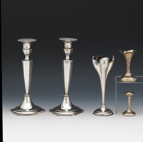LOT OF SILVER TABLE ITEMS  Sterling