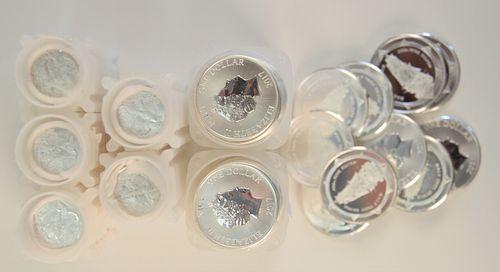 LOT OF SILVER, TO INCLUDE FIFTY 1/2