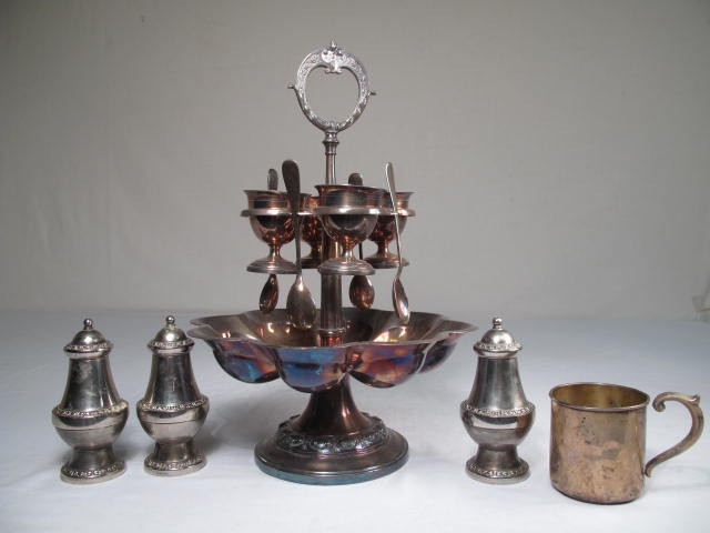 Lot of silverplate and Sterling