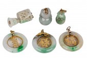 LOT OF SIX 14 KARAT YELLOW GOL