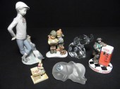 Lot of six assorted porcelain