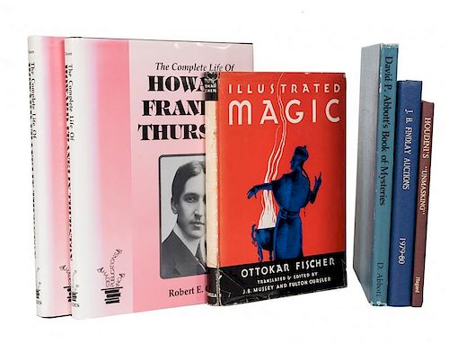 LOT OF SIX BOOKS ON MAGIC HISTORY