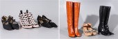Lot of six pairs designer shoe