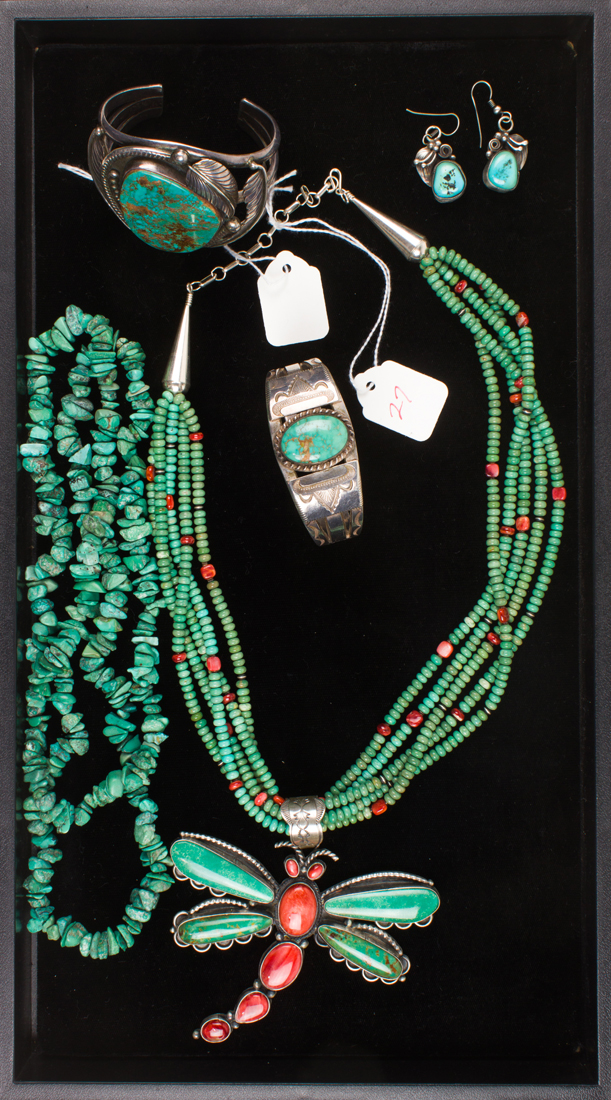 LOT OF SOUTHWEST TURQUOISE AND