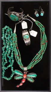 LOT OF SOUTHWEST TURQUOISE AND
