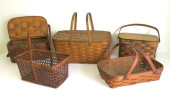 LOT OF SPLINT & WOVEN PIE & PI
