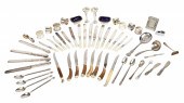 Lot of sterling banded & silve