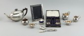 LOT OF STERLING, COIN AND ENGL