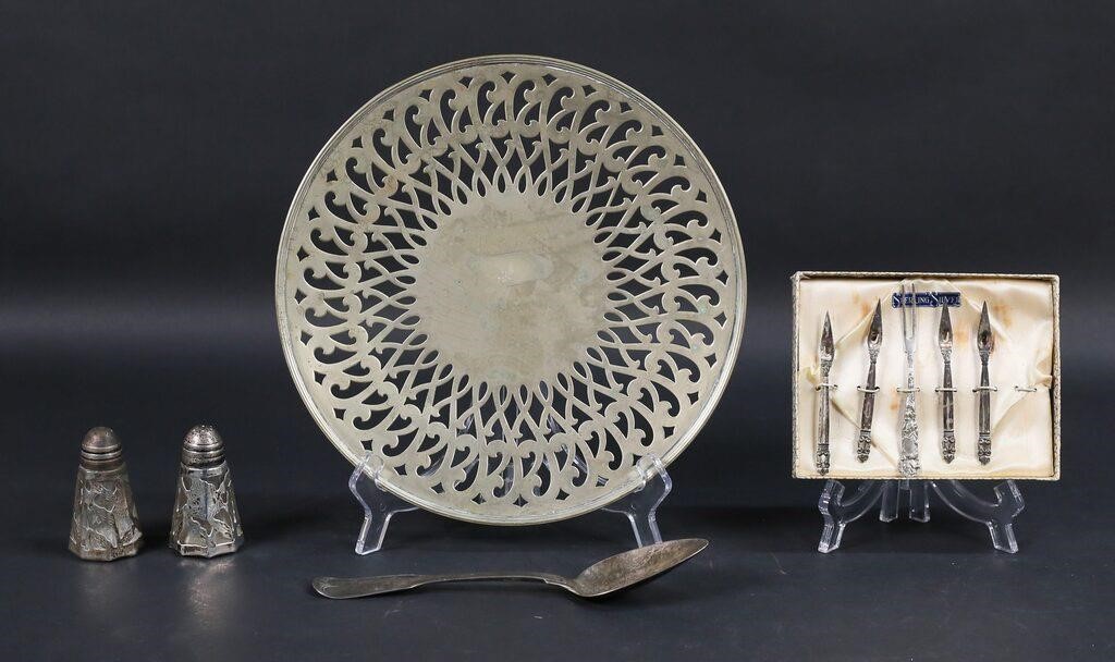 LOT OF STERLING, COIN SILVER &