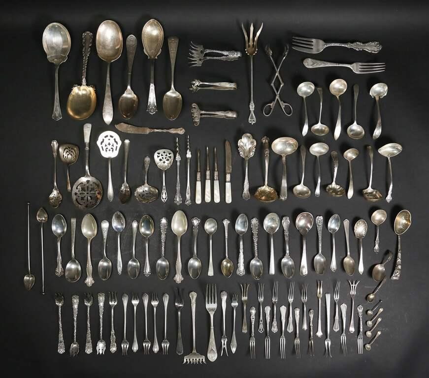 LOT OF STERLING FLATWARE &