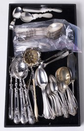 LOT OF STERLING FLATWARE INCLU