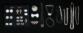 LOT OF STERLING JEWELRY & SEAL