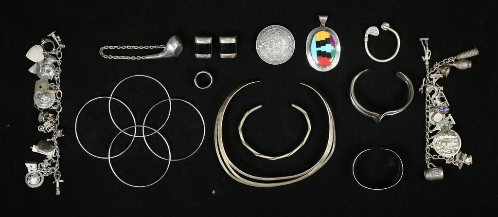 LOT OF STERLING JEWELRYLot of