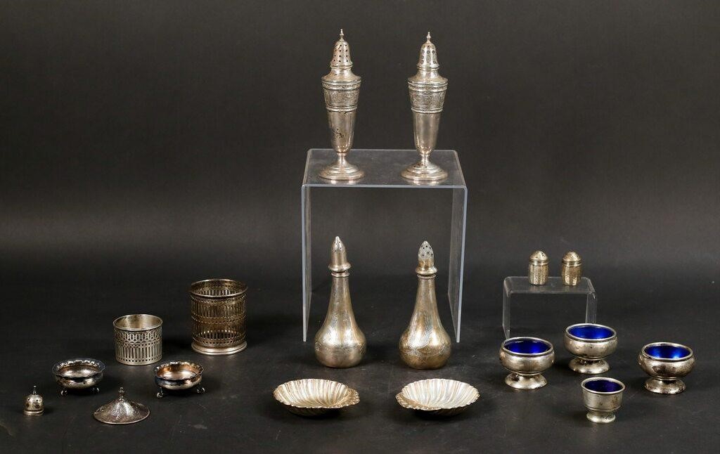 LOT OF STERLING SALTSLot of