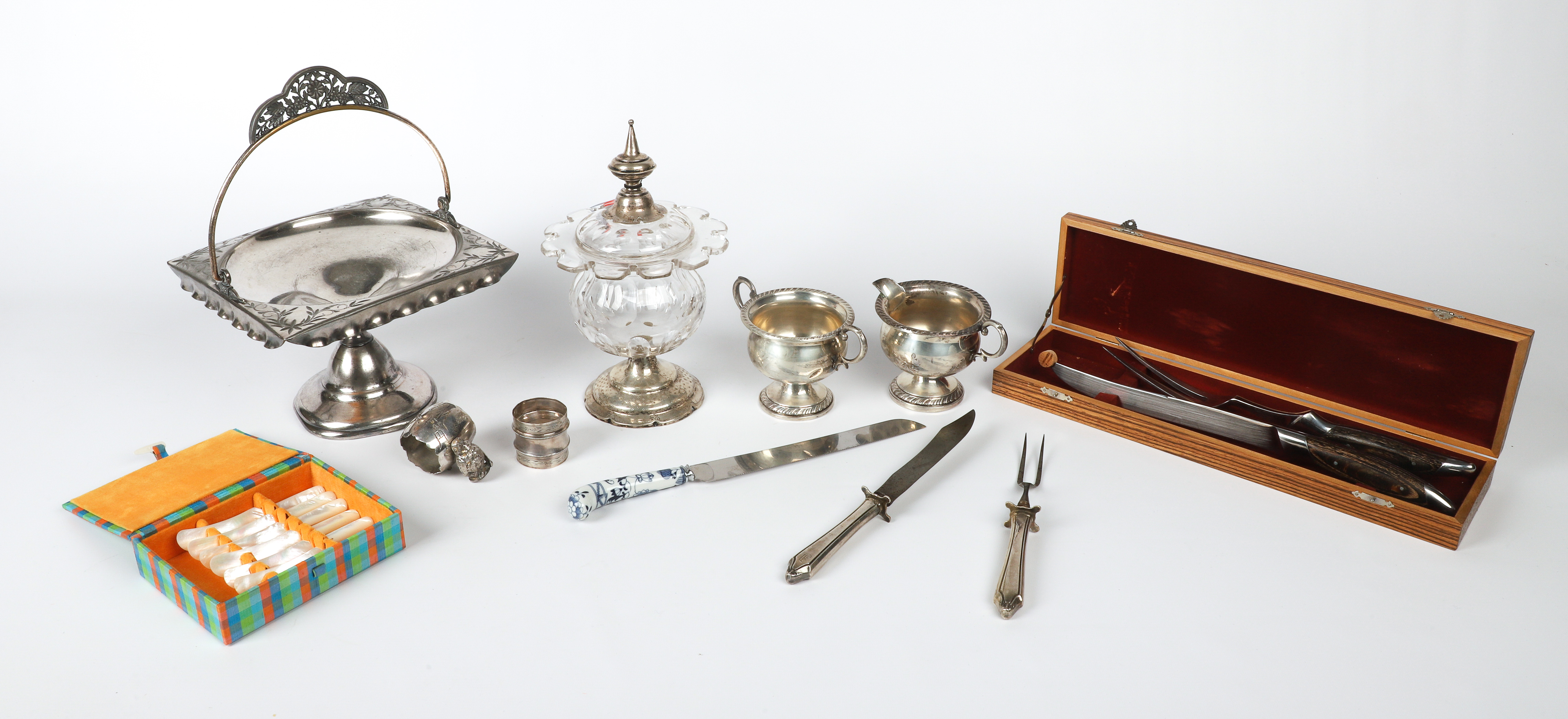 Lot of sterling silver & silver