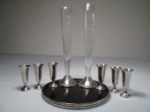 Lot of Sterling silver cordial