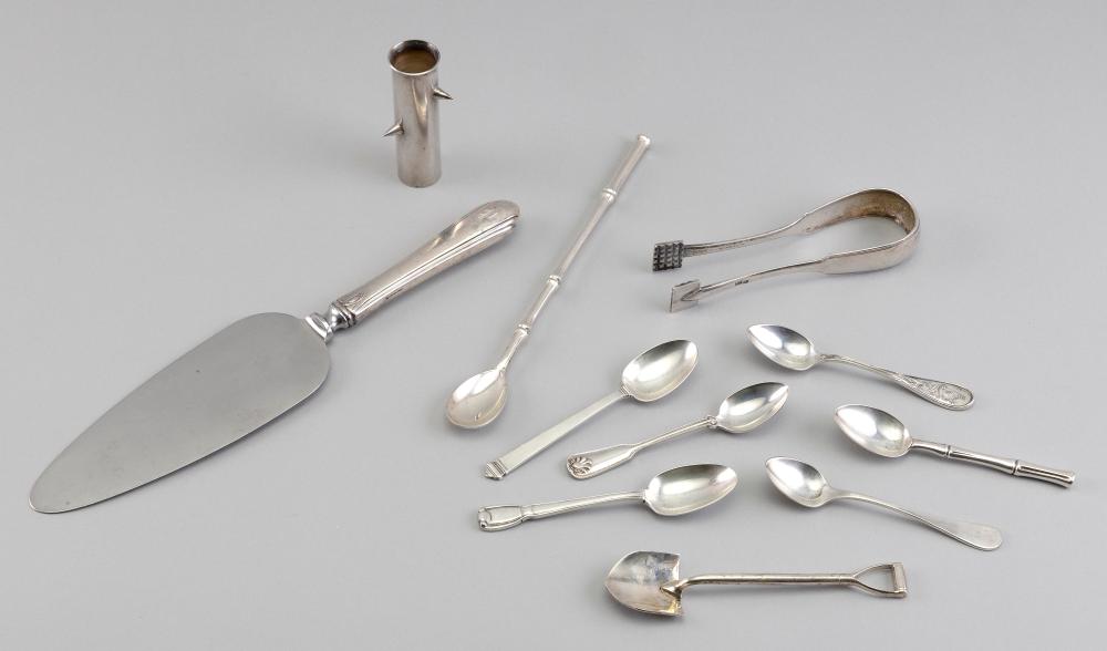 LOT OF STERLING SILVER SERVING
