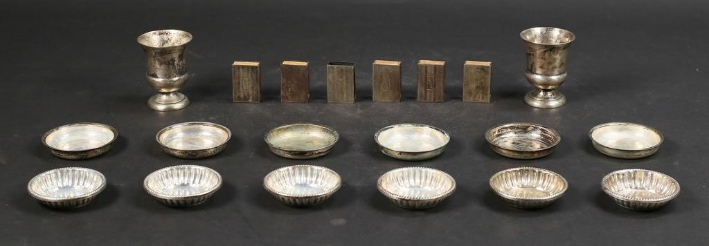 LOT OF STERLING SMOKING