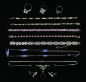 LOT OF STERLING & STONE JEWELR