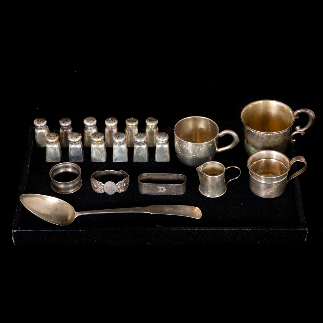 (LOT OF ) STERLING TABLE