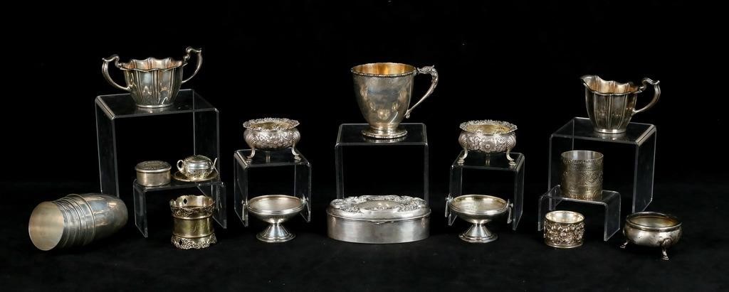 LOT OF STERLING TABLEWARE GORHAM,