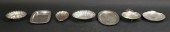 LOT OF STERLING TRAYS & DISHES