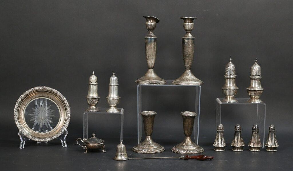 LOT OF STERLING & WEIGHTED