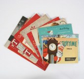 Lot of ten Christmas catalogue