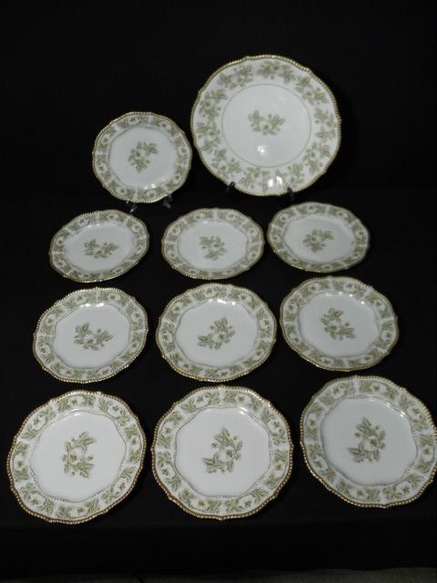 Lot of ten Elite Limoges French